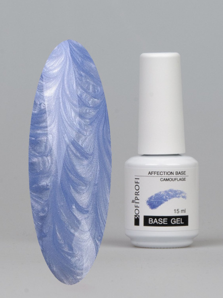 Набор базовых гелей Affection Тон 704H Sofiprofi CAMOUFLAGE BASE GEL, 15 мл